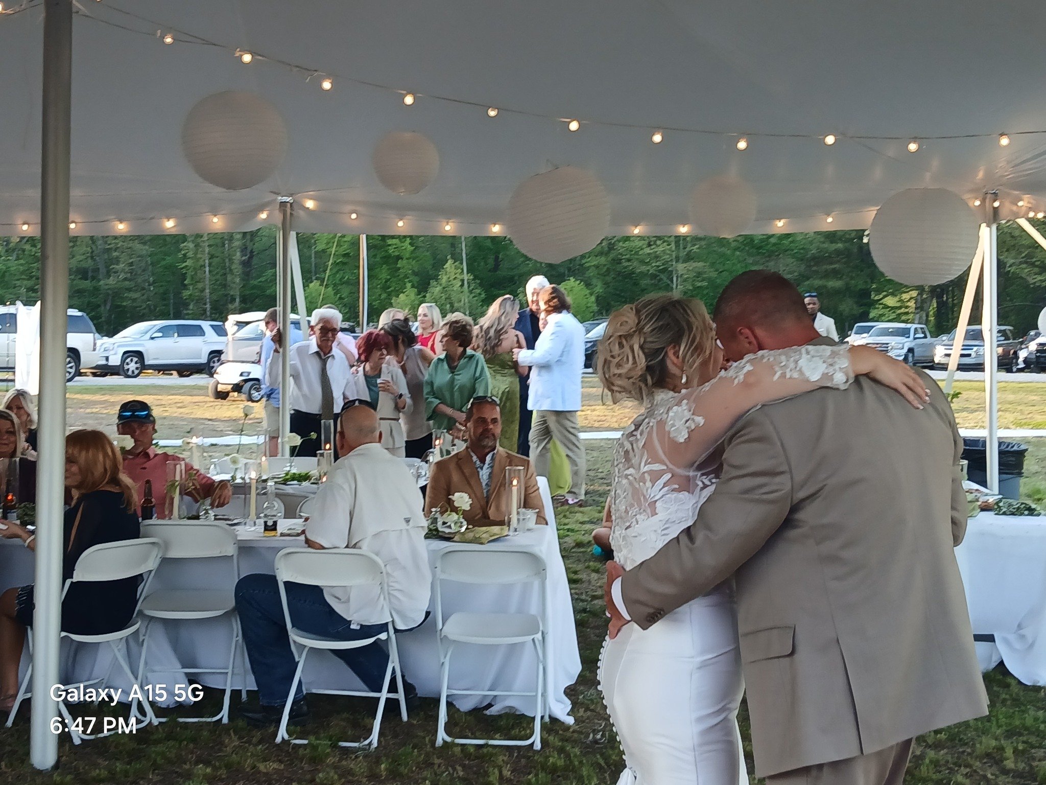 Jason & Jordan Yant Wedding - First Dance Embrace